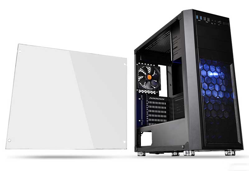 【訳あり】【アウトレット特価・新品】Thermaltake Versa H26 ミドルタワー型PCケース ブラック｜CA-1J5-00M1WN-01