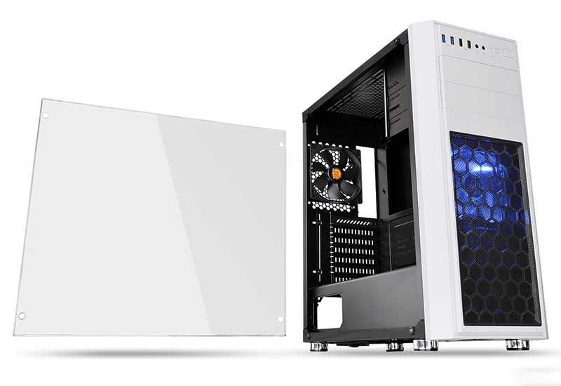 【訳あり】【アウトレット特価・新品】Thermaltake Versa H26 ミドルタワー型PCケース ホワイト｜CA-1J5-00M6WN-01