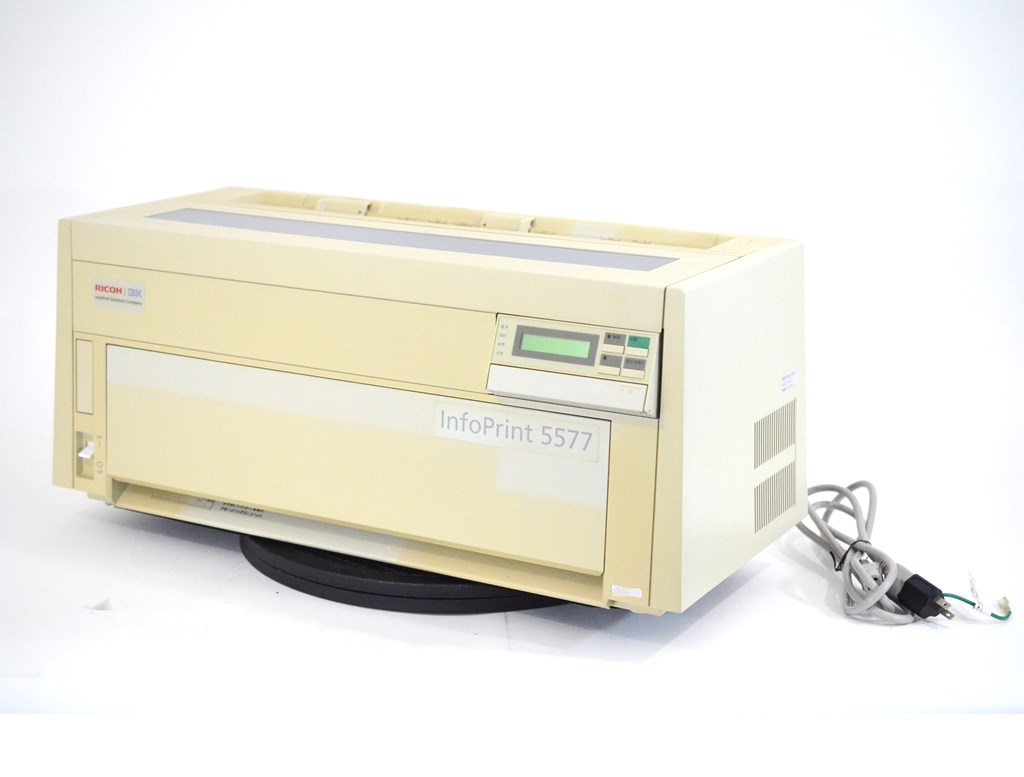 【中古】IBM インパクト・プリンター Infoprint 5577‐C02 伝票 複写 LAN USB パラレル 30日保証 送料無料
