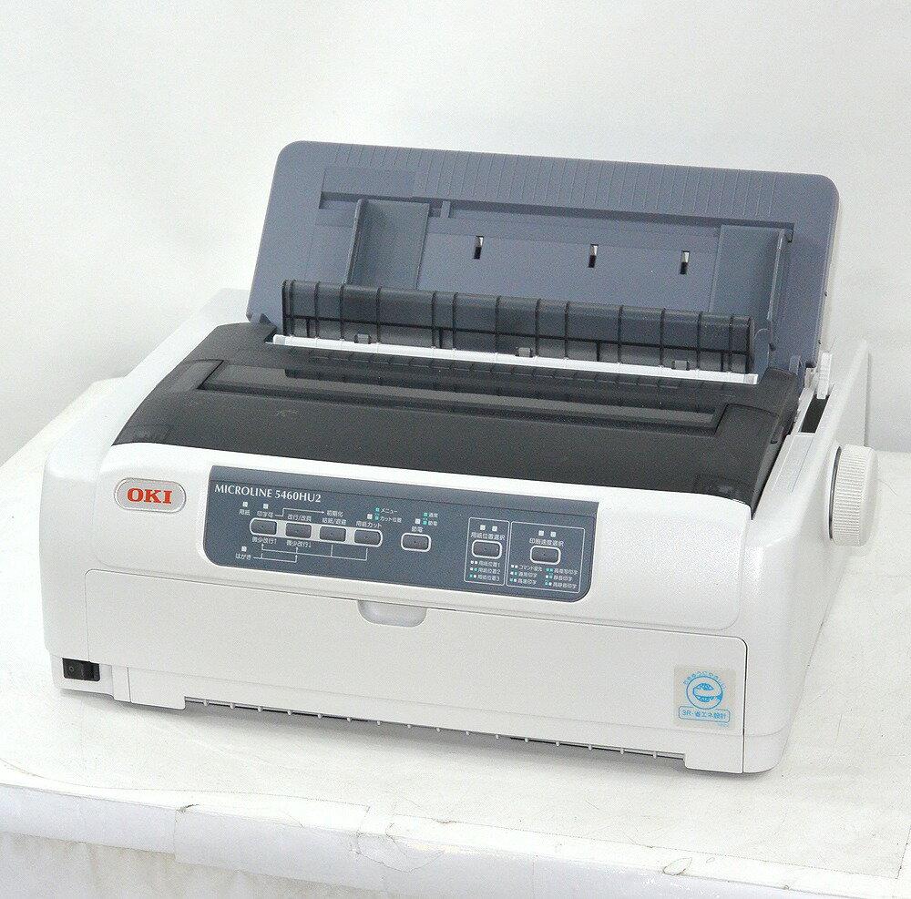 【中古】OKI ドットインパクトプリンタ MICROLINE 5460HU2 10インチ/複写最大5枚 ML5460HU2 パラレル・USB対応 30日保証 送料無料
