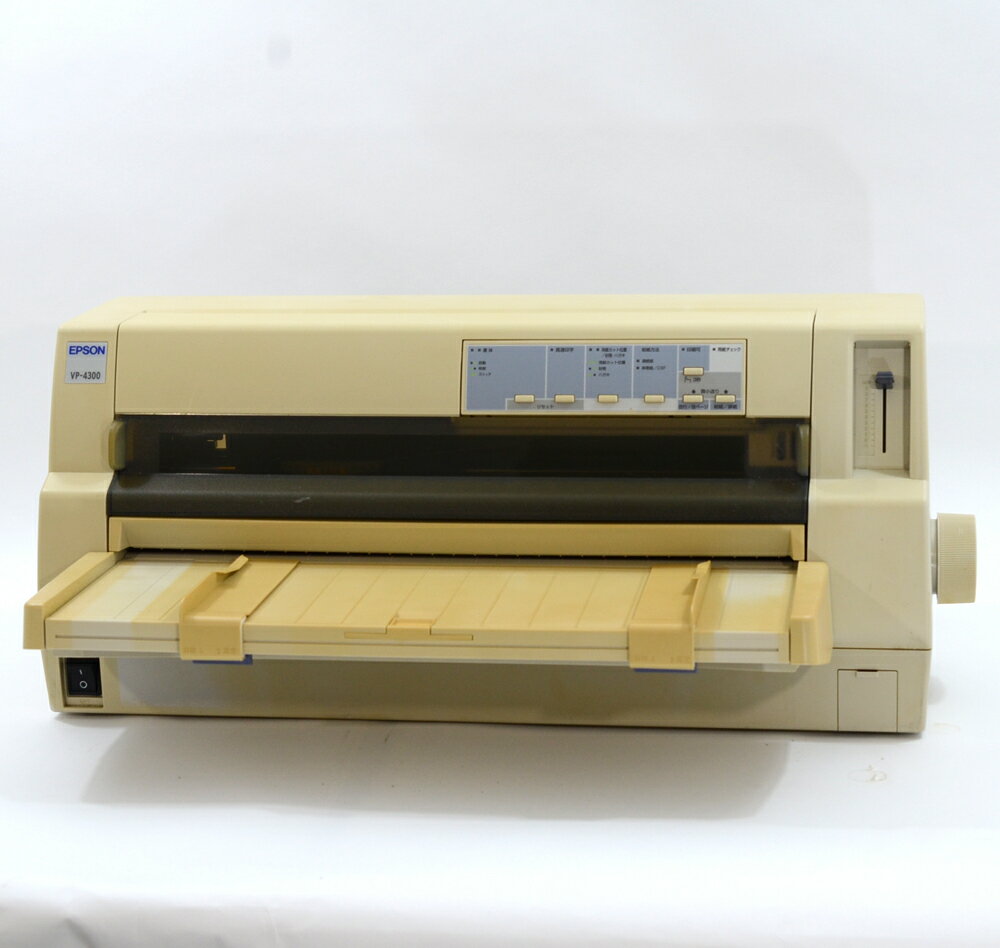 【中古】EPSON ドットプリンター VP-4300 伝票 複写 水平型 USB 30日保証 送料無料...
