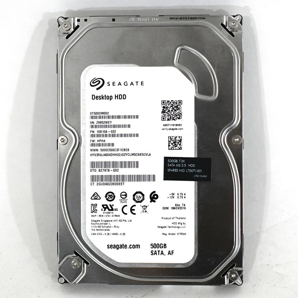����š�SEAGATE ST500DM002 3.5�����HDD 500GB 7200rpm S-ATA 10000���ְʲ�