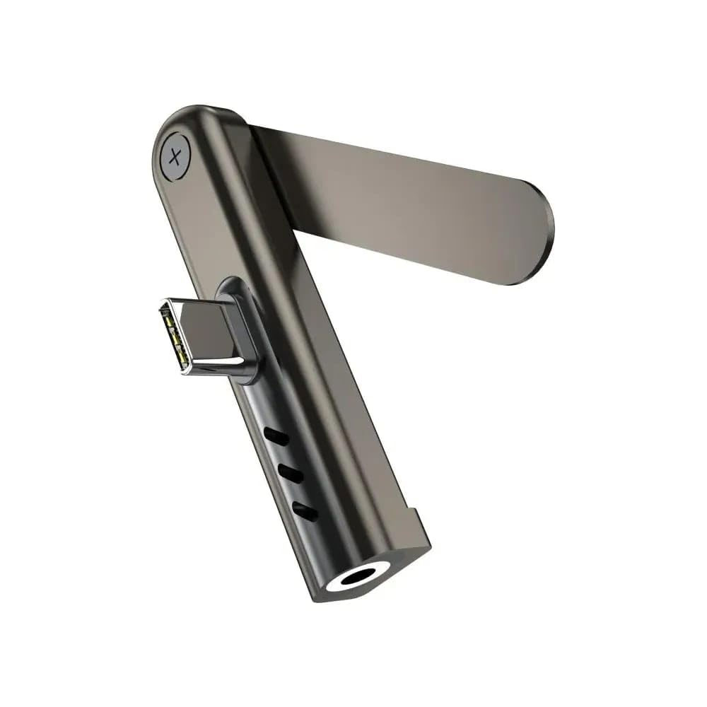 【送料無料】USB-C タイプC - 3.5mm オーディオ DAC AUX アダプター スタンド付き ノートパソコン タブレット iPhone…