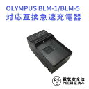 【送料無料】OLYMPUS オリンパス BLM-1/BLM-5互換急速充電器★E-1/E-3/E-5/E-30対応