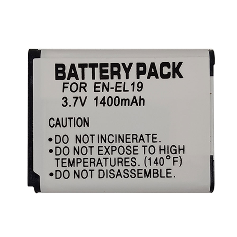 NIKON EN-EL19 �б��ߴ������̥Хåƥ꡼1400mAh��CoolpixS3100��RCP��