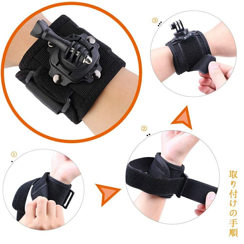 GoPro Hero10 Hero9 �ꥹ�ȥ��ȥ�åץޥ���� ���ߤ� �� ��� ­�� �� �������֥ޥ���� ���ȥ�å� ��������󥫥���ѥ��������꡼ ������Х�ɥޥ���� Crosstour ct7000 ct8500 Dji Apeman a79 a77 a87 �֥�å�Hero8 Hero7 Hero6 Hero5 �б� �����ץ�