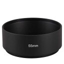 Canon Nikon sony Pentax 対応メタルタイプネジコミ式金属レンズフード 55mm レンズメタルフード 送料無料