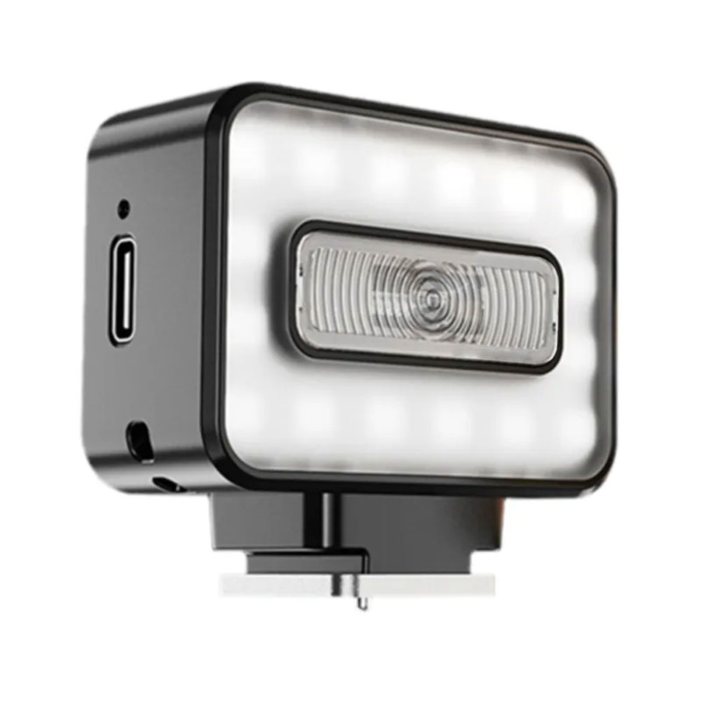 ミニフラッシュ LEDビデオライト CRI 95+ 色温度2500K～6500K調整 5段階調光可能 ...