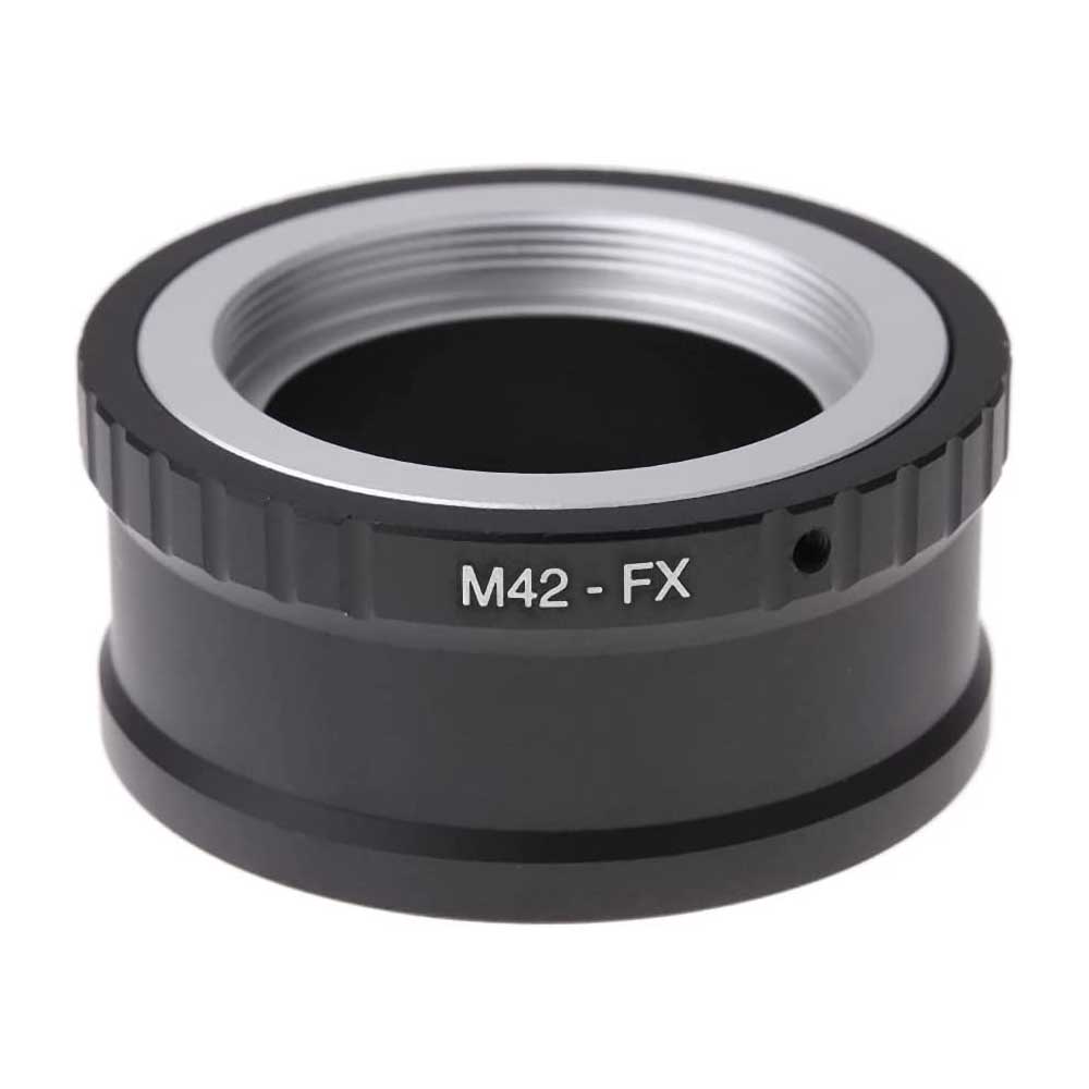 M42-FX マウントアダプター M42レンズ- -Fujifilm X カメラ装着用レンズアダプターリング レンズマウントアダプター Fujifilm X-A5 X-A20 X-A10 X-A3 X-A2 X-A1 X-T2 X-E3 X-E2S X-E2 X-E1 X-T100 X-T10 X-T1IR X-T1 X-T20 X-H1 X-M1 X-Pro1 X-Pro2 商品仕様 リングの上に電気の接続はないで、レンズとの取り付け方は手動で設定します。着脱がやすい、レンズとの接続が簡単です。マウントの装着・取り外しがスムーズです。 このアダプターリングを使用している間、他の機能が正常に作動しません。軽量・コンパクトなので、持ち運びが容易です。 高精細の加工により高級感のあるブラック仕上げ。高精度・高性能の為、大切なカメラおよびレンズに安心してご利用いただけます。 滑らかな表面で、金属製頑丈な十分です。繊細な細工で作られました。耐久性があります。金属製を採用しており、高級感だけでなく品質もグンとアップします。無限遠での焦点合わせに対応しています。 このアダプターリングを使用している間、他の機能が正常に作動しません。 対応機種 対応レンズ：M42レンズ 対応ボディ：Fujifilm X Mount Camera Fujifilm X-A5 X-A20 X-A10 X-A3 X-A2 X-A1 X-T2 X-E3 X-E2S X-E2 X-E1 X-T100 X-T10 X-T1IR X-T1 X-T20 X-H1 X-M1 X-Pro1 X-Pro2 発送方法 ヤマト運輸/日本郵便 送料 送料無料 注意事項 代引きご希望の場合は、別途送料と代引き手数料をいただきますので、ご了承の上、ご利用くださいませ。M42-FX マウントアダプター M42レンズ- -Fujifilm X カメラ装着用レンズアダプターリング レンズマウントアダプター Fujifilm X-A5 X-A20 X-A10 X-A3 X-A2 X-A1 X-T2 X-E3 X-E2S X-E2 X-E1 X-T100 X-T10 X-T1IR X-T1 X-T20 X-H1 X-M1 X-Pro1 X-Pro2