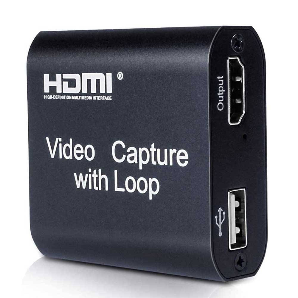 ̵ HDMIץ㡼ܡ ७ץ㡼 ӥǥץ㡼with Loop 롼ץդ ѥ롼ǽ ̾ USB3.0 HD1080P 60FPS PC/PS4/Xbox/PS3/ Windows Linux OS YouTubeʤɤ Ͽ ¶ ۿ 饤ֲ UHD 4KX2K/1080P