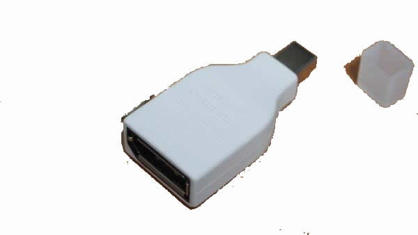 【送料無料】Apple用 Mini Displayport/Thunderbolt to Displayport 変換アダプタ(mini DP-DP)☆高解像度対応【P25Apr15】