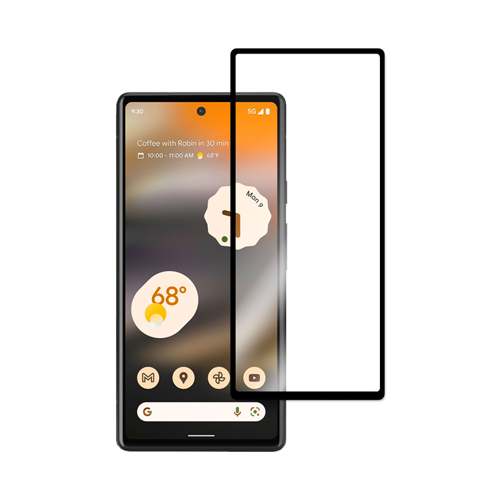 Rakuten - Google Pixel 6a 3D ガラスフィルム 全面張り強化ガラスフィルム 硬度9H 3D 耐衝撃 撥油性 超耐久 耐指紋 飛散防止処理 保護フィルム