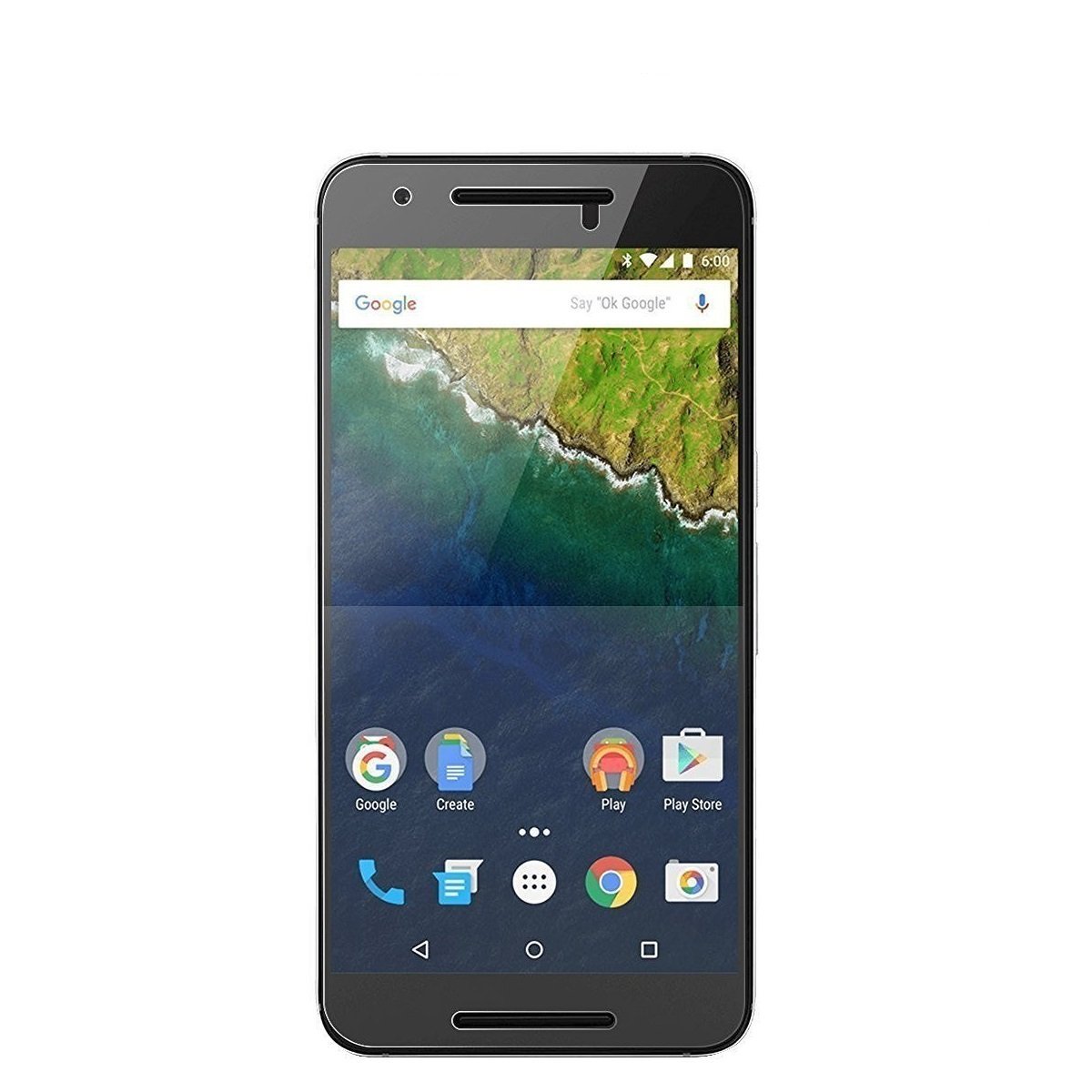 【送料無料】Google Nexus 6P 強化ガラス 液晶保護フィルム ガラスフィルム 耐指紋 撥油性 表面硬度 9H 業界最薄0.3mmのガラスを採用 2.5D ラウンドエッジ加工 液晶ガラスフィルム