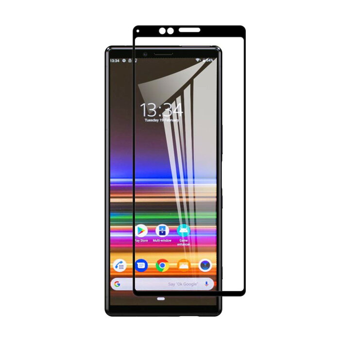 【送料無料】Xperia 1 II SO-51A/SOG01 スマホ強化ガラスフィルム 耐衝撃 3D全面保護強化ガラスフィルム ラウンドエッジ加工　98%透過率 3D Touch対応 高透明度