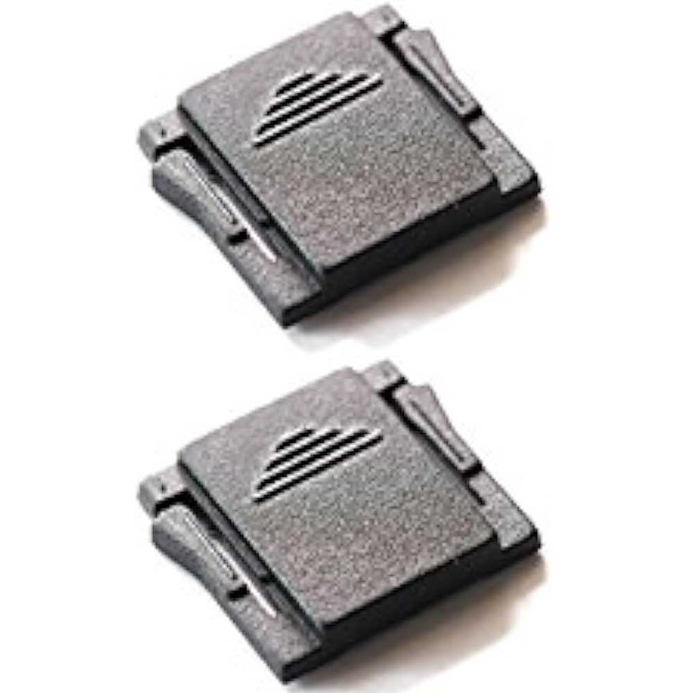 カメラ用ホットシューカバー2個セット、キヤノンニコンパナソニック富士フイルムオリンパスシグマPENTAX シグマ DSLR SLR EVIL 一眼レフ通用 汎用タイプ 交換用 ホットシュープロテクター