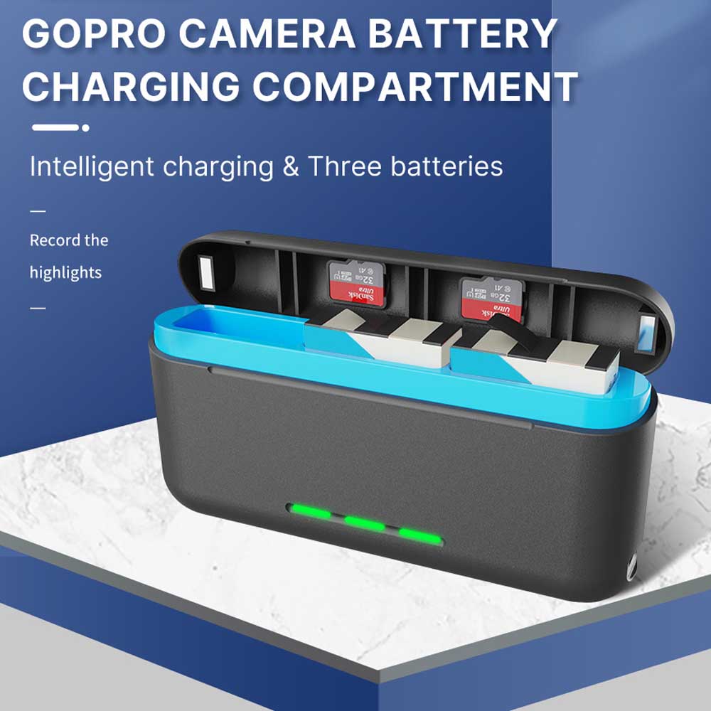 Gopro Hero9/Hero10/Hero11/Hero12 バッテリー用 USB充電器 ゴープロ バッテリーチ...