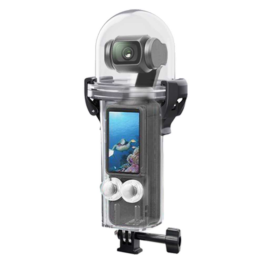【送料無料】OSMO POCKET 3用 防水ケース キット DJI POCKET 3 対応 防水ハウジングケース ダイビングシェル ダイビング保護カバー 防水 防塵 保護ケース 水深45m 水中撮影用 商品詳細 商品名：OSMO POCKET 3 防水ケース 対象機種：OSMO POCKET 3 防水深度：45m 製品素材：PMMAアクリル樹脂 、強化ガラス 製品サイズ：195 x 38 x 38 mm 製品重量：135g 平面ガラスレンズは水中、水上でも最高の画像鮮明度を実現でき、傷や汚れを防止し、カメラを保護します。 全密閉効果のゴムリングは、水深45mまで耐えることが可能で、素晴らしい水中映像を撮影できます。 洗練されたデザインと使いやすさ、耐久性をさらに充実させました。寒い場所や暑い場所でも撮影できます。 商品内容： ・OSMO POCKET 3 防水ケース 本体 ・シリコンレンズカバー ・1/4インチネジ対応アダプター ・スクリュー ・防曇シート x12枚 ・収納袋 ・説明書 対応機種 OSMO POCKET 3 発送方法 日本郵便：定形外 送料 送料無料 但し、代引きをご希望の場合は、別途宅配便送料および代引き手数料をいただきますので、ご了承の上ご利用ください。 注意事項 ※デザインにつきましては入荷時期により変更となる場合があり、現物基準とさせていただいております。予めご了承ください。【送料無料】OSMO POCKET 3用 防水ケース キット DJI POCKET 3 対応 防水ハウジングケース ダイビングシェル ダイビング保護カバー 防水 防塵 保護ケース 水深45m 水中撮影用