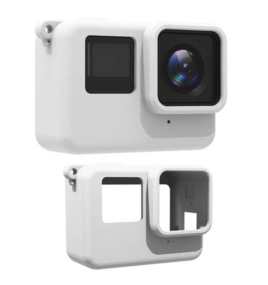 PCASTOREの【送料無料】Insta360 Ace Insta360 Ace Pro 用 Insta360 Ace Pro2 用シリコンカバー高品質 シリコンカバー +レンズキャップ　キズ防止 耐久性 耐衝撃ノンスリップ 滑り止め 傷防止 落下防止 防塵 防水シリコンカバー｜アングル3