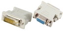 【送料無料】DVI-I(オス) → VGA(D-Sub15ピン・メス)変換アダプタ 　DVIオス-V ...