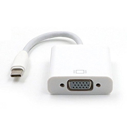 【送料無料】USB3.1 Type-C to VGA+オーディオコンバータアダプタ (タイプCオス-VGAメスアダプター) Apple MacBook/Google ChromeBook Pixel などC端子搭載のデバイスに対応