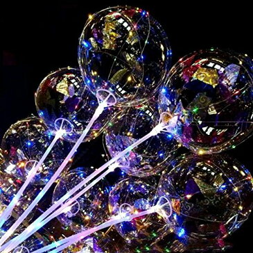 【送料無料】光る風船 バルーン クリスマス 飾り LED風船 光るバルーン 光る気球 バルーン お祭りイベント パーティー ライブ 風船気球 LEDライトバー 発光ボール 結婚式 パーティーなどに飾り(5セット)