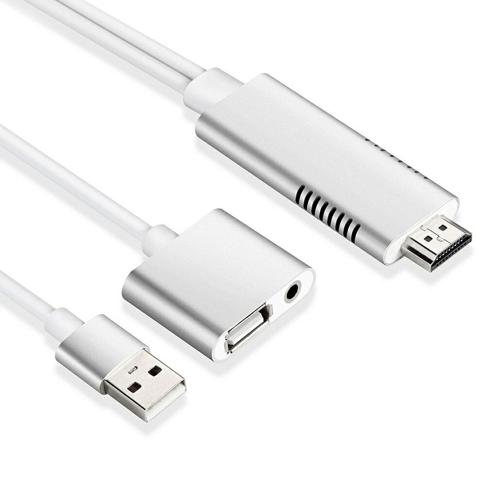 【送料無料】Lightning / Android / Type-c to HDMI 変換ケーブル スマホHDMI 変換アダブター テレビ接続 1080P 高解像度 3in1 USB HDMIケーブル アルミ合金製 高放熱 Type-c / MicroUSB / IOS to HDMI 1080P HD Mirroring ケーブル