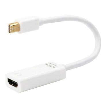 【送料無料】Mini Displayport (Thunderboltポート互換性) to HDMI変換アダプタ オス → メス 4K x 2K
