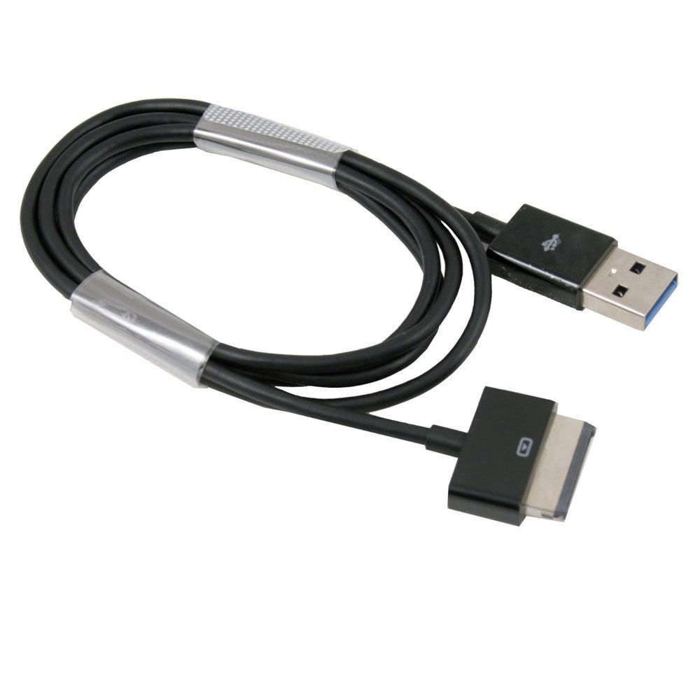 【送料無料】 ASUS Tab 用 USB充電 データケーブル 1.0m 黒☆Eee Pad TF101 TF101G TF201 TF300t TF700T padfone対応