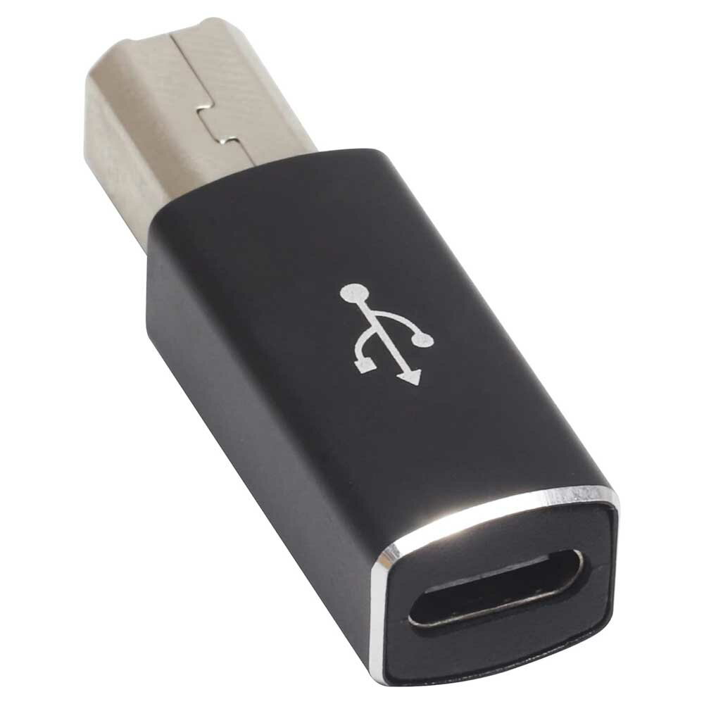 USB Type-B to Type-C �Ѵ������ץ� USB�Ѵ����ͥ��� B�����ץץ饰 - C�����ץ����å� USB-TypeB 2.0 (����) - USB-TypeC (�᥹) ��� ��Ĺ�����ץ� L������ �ǡ����̿� 480Mbps �б� ����̵��