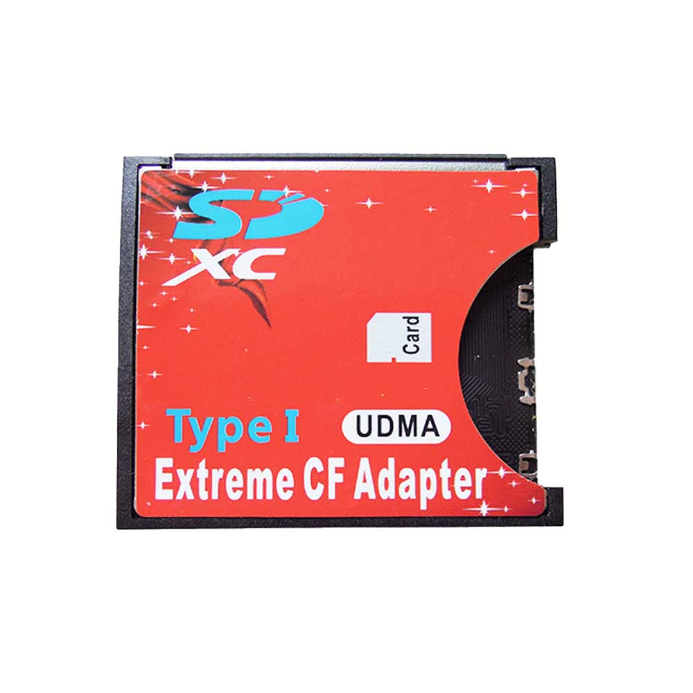 【送料無料】SDカードをCFカードTypeIに変換 N/B EXTREME CFアダプター WiFi SD対応 UDMA対応 EXCFAD-SD 商品説明 SDカードからCFカードType Iへの変換アダプタです。 I/Oモード/メモリモード/IDEモード 対応、UDMA対応 寸法：36×43×3.3mm 対応機種 互換性：WiFiSD/SDXC/SDHC(64G対応)/SD/MMC カード対応 SD3.0およびWindows exFATファイルシステム対応、Windows 2000 / XP / VISTA / MAC 10.4以上をサポート 発送方法 メール便 送料 送料無料【代引不可】 注意事項 ※ 入荷時期により予告なくデザインが変わる場合がございます。予めご了承ください。 ※ 商品の品質には万全を期しております。万が一、お届け商品に不備や貼り付け不具合があった場合は店舗までご連絡くださいませ。お客様からいただいた情報を基に不備を修正するとともに、正常品を再発送して交換させていただきます。 より良い商品をお届けできるよう努めて参りますので、何卒、よろしくお願い申し上げます。 ※ 代引きご希望の場合は、別途送料と代引き手数料はいただきますので、ご了承の上、ご利用くださいませ。【送料無料】SDカードをCFカードTypeIに変換 N/B EXTREME CFアダプター WiFi SD対応 UDMA対応 EXCFAD-SD