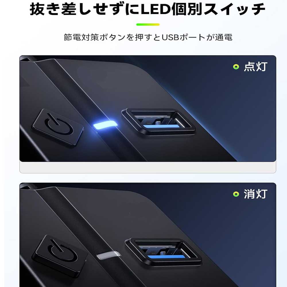 USB �ϥ� �����å��դ� 3.0 USB�ϥ� USB3.0 4�ݡ��� 5Gbps��®ž�� USB���� USB�ݡ��� DC3.5mm���ťݡ��� ��Ω�����å� 4IN1 USB3.0 �ϥ� �Х��ѥ/����եѥξ�б� �ϥ� ���� �Ρ���PCŬ�� Mac OS/Windows/Chromebook/Linux/PS4/PS5�б� USB HUB 120CM