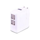 【送料無料】USB急速充電器 10W 4ポー