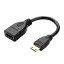 Mini HDMI to HDMI -᥹ Ѵ֥ 15cm  MiniHDMI   HDMI ᥹ Ѵͥ 3D 1080Pб ̵