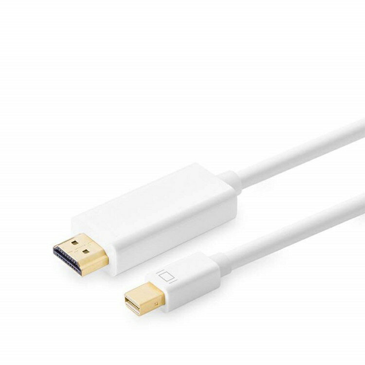 【送料無料】Mini Displayport (Thunderboltポート互換性)to HDMI変換ケーブル1.8m オスーオス 4K x 2K