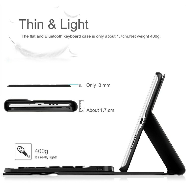 SoftBank MediaPad M3 Lite s / HUAWEI MediaPad M3 Lite 8.0 CPN-L09���� Ķ���쥶��TPU�������դ� Bluetooth �����ܡ��ɡ�US��������ܸ줫�������б�