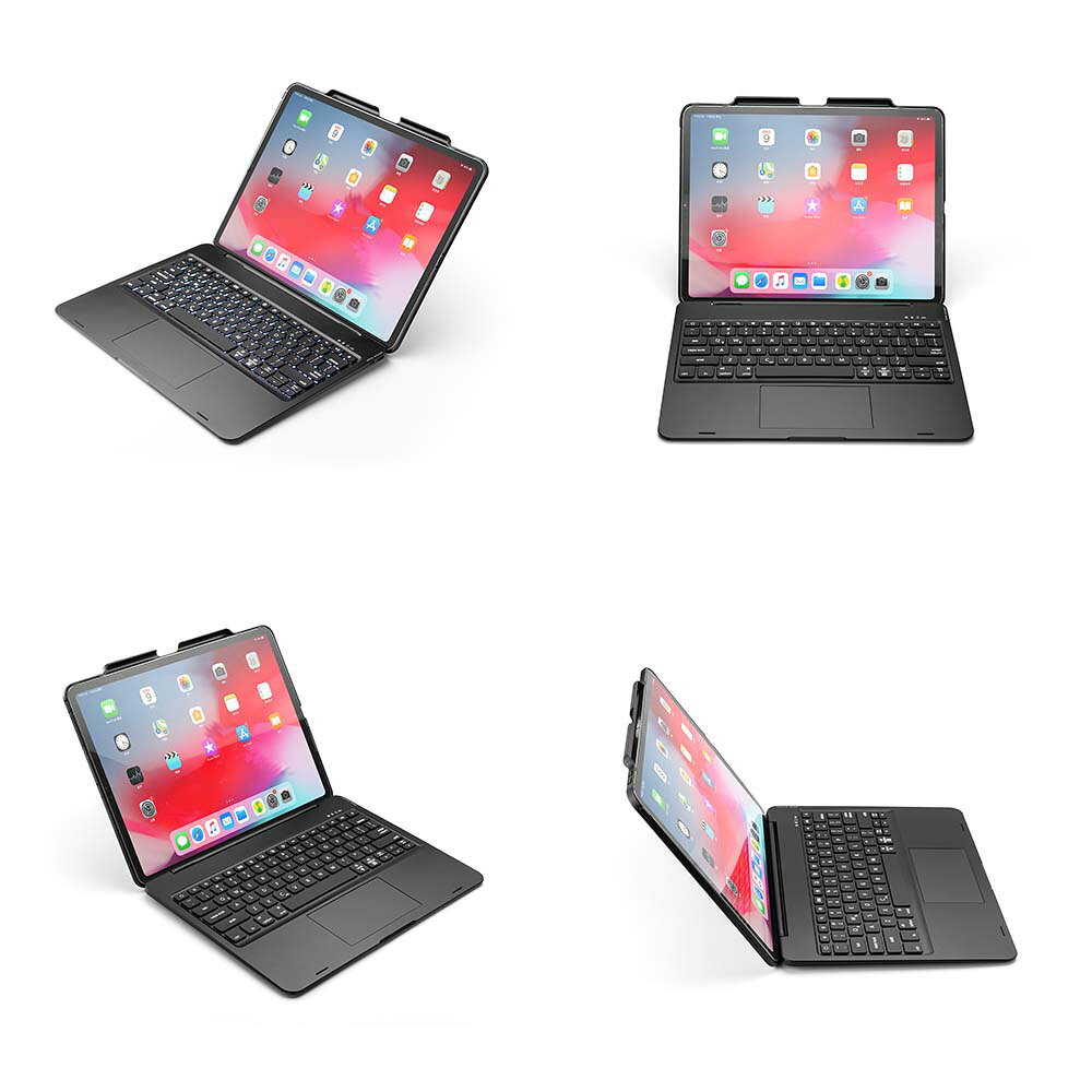 iPad Pro13 M4 用　iPad Air13 M2 / M3 / M4 用 iPad Pro 12.9 第3第4世代 タッチパッドキーボード ワイヤレス カバー バックライト Apple Pencil 収納付 bluetoothキーボード リチウムバッテリー内蔵 人気 かっこいい リモートワーク 送料無料 pcastore-10003004 PCASTORE サンプル画像2