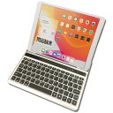 【送料無料】iPad4/3/2用　ワイヤレス Bluetooth キーボード超薄 合体型 シルバー