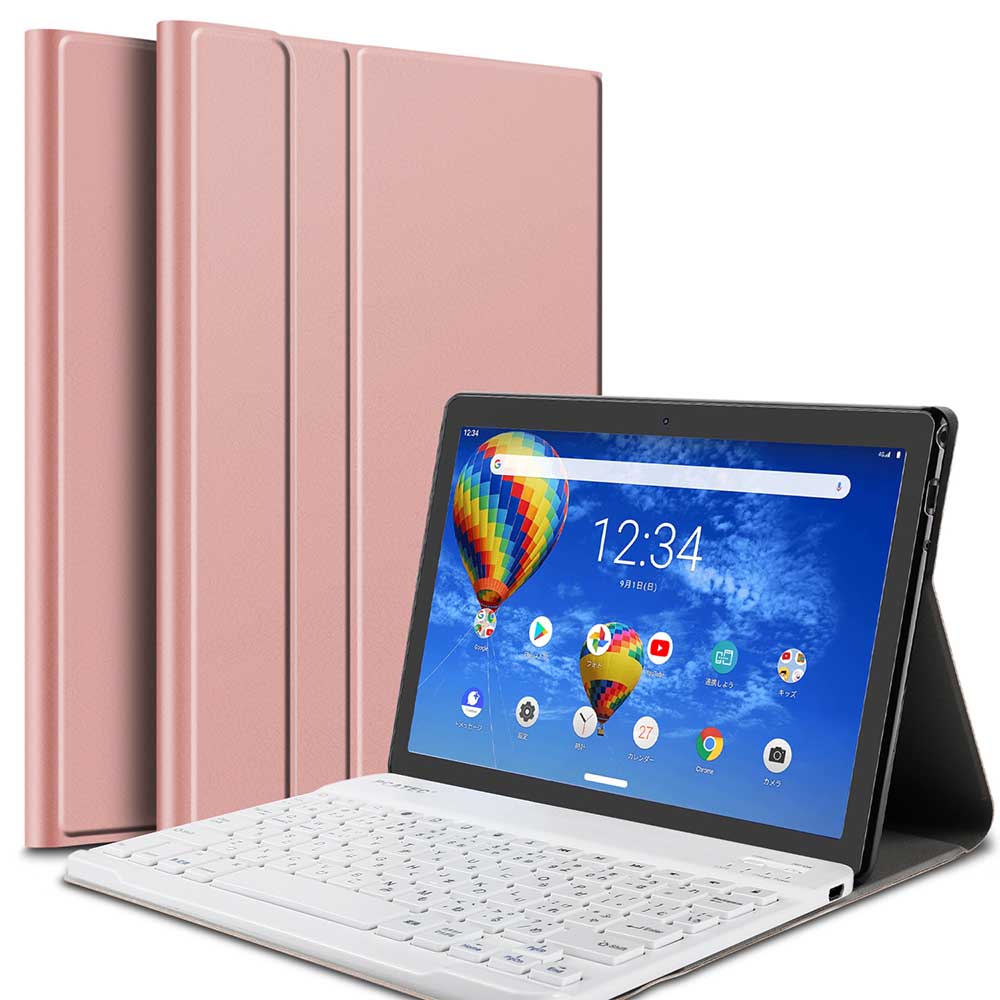 【送料無料】SOFTBANK Lenovo TAB5 10タブレット専用超薄ケース付き Bluetooth キーボード☆US配列☆かな入力 NEC LAVIE Tab E TE710/KAW PC-TE710KAW/ Lenovo Tab M10 FHD Rel TB-X605LC 対応