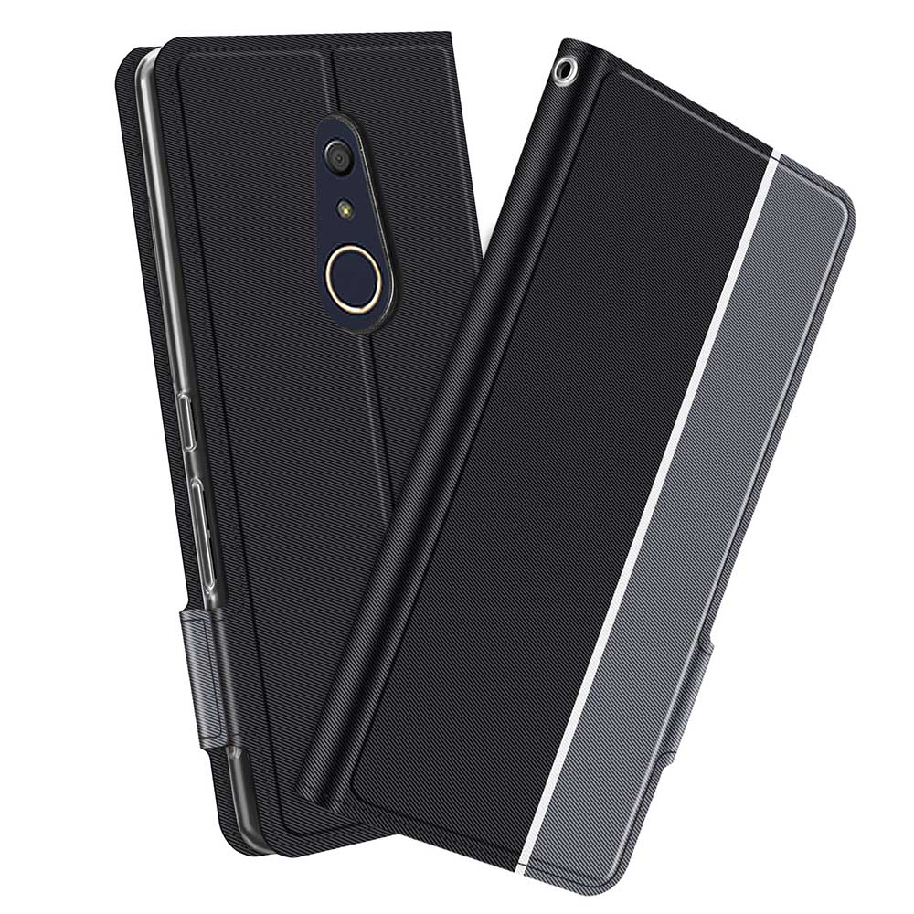 乐天商城 - arrows Be4 Plus F-41B 4G スマホケース カバー 手帳型 ツートンカラー ストラップ付き マグネット 定期入れ ポケット シンプル アローズビー4 プラス 送料無料