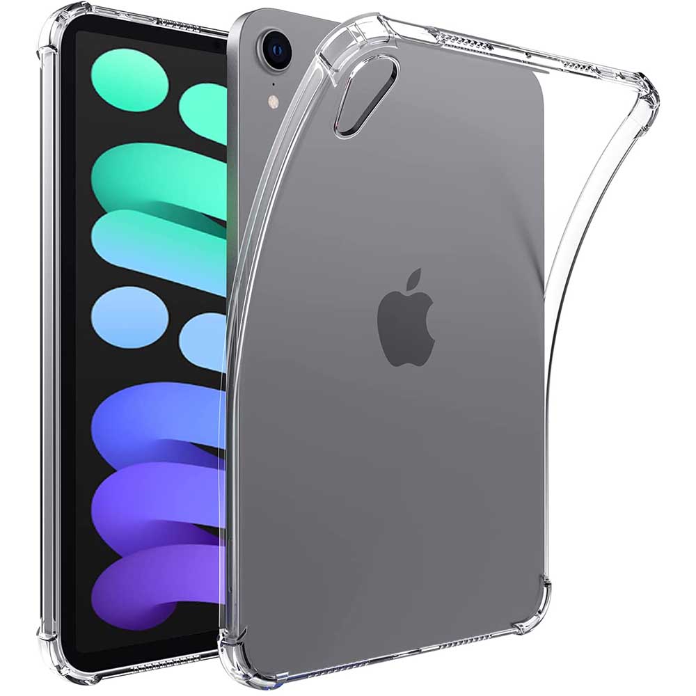 乐天商城 - iPad mini 7 A17 Pro / iPad mini6 2021 ソフトケース 四角保護TPUケース・カバー 超薄軽量クリアケース 送料無料