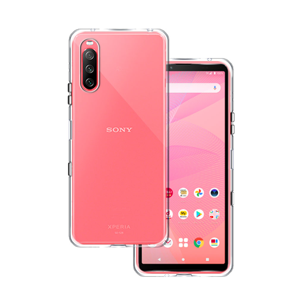 乐天商城 - Xperia 10 III SOG04 SO-52B用 Xperia 10 III Lite XQ-BT4用 スマホ ケース カバー TPU ソフトケース 保護ケース 耐衝撃 透明 超薄型 背面カバー 超軽量 耐衝撃 落下防止 エクスペリア テン マークスリー ライト 送料無料