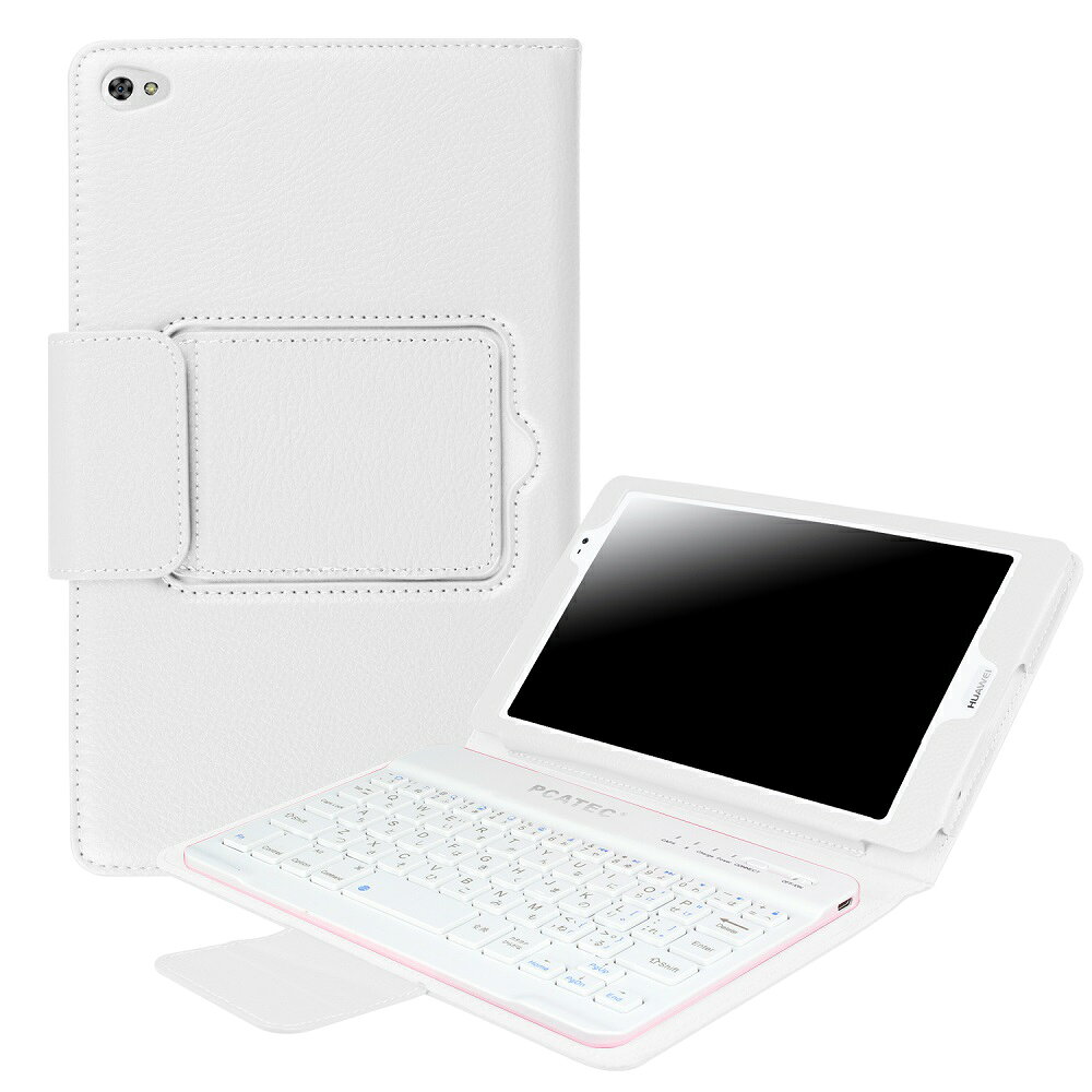 docomo dtab d-02H用 HuaWei MediaPad M2 801W用 Bluetooth キーボード レザーケース付き 日本語入力対応 リモートワーク最適 在宅勤務 pcastore-10001404 PCASTORE サンプル画像2