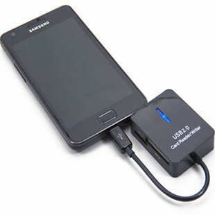 Galaxy HTC NUXUS用 OTG 5in1 microUSB - カードリーダー Mobile Phone 送料無料