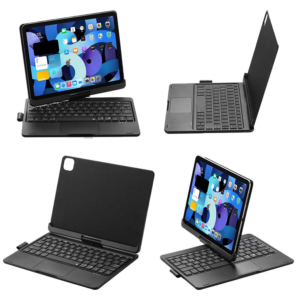 iPad Air 11インチ 2026(M4) / 2025(M3) / 2024(M2) / Air5 / Air4 / Pro11 インチ 2018 2020 2021 2022 Bluetoth キーボード ケース 一体型 タッチパッド ワイヤレス 360度回転 マグネット吸着 リチウムバッテリー内蔵 人気 かっこいい リモートワーク pcastore-10004436 PCASTORE サンプル画像2