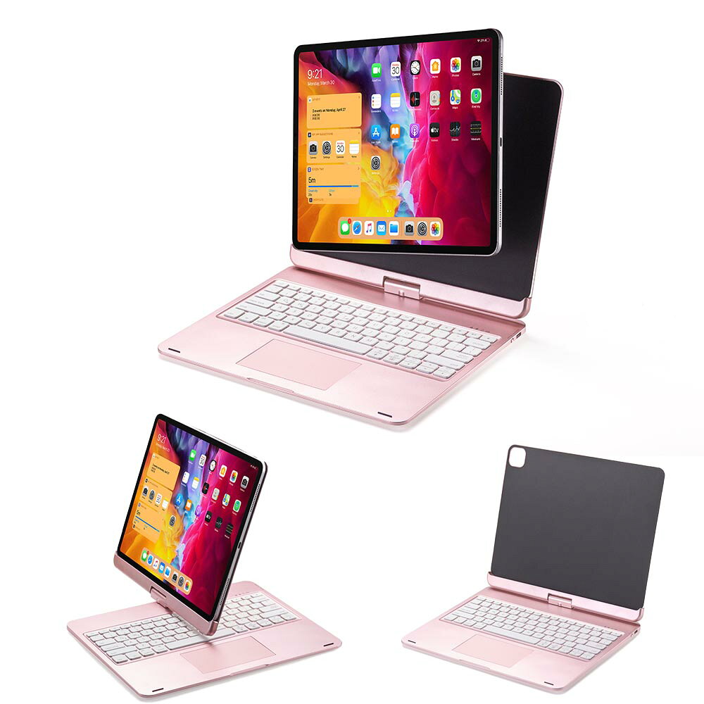 iPad Air13 inch 2026(M4) / 2025(M3) / 2024(M2) / iPad Pro 12.9 第3 4 5 6世代 360度回転 タッチパッドキーボード磁力吸着カバー ワイヤレスbluetoothキーボード リチウムバッテリー内蔵 人気 かっこいい　リモートワーク最適 pcastore-10004435 PCASTORE サンプル画像3