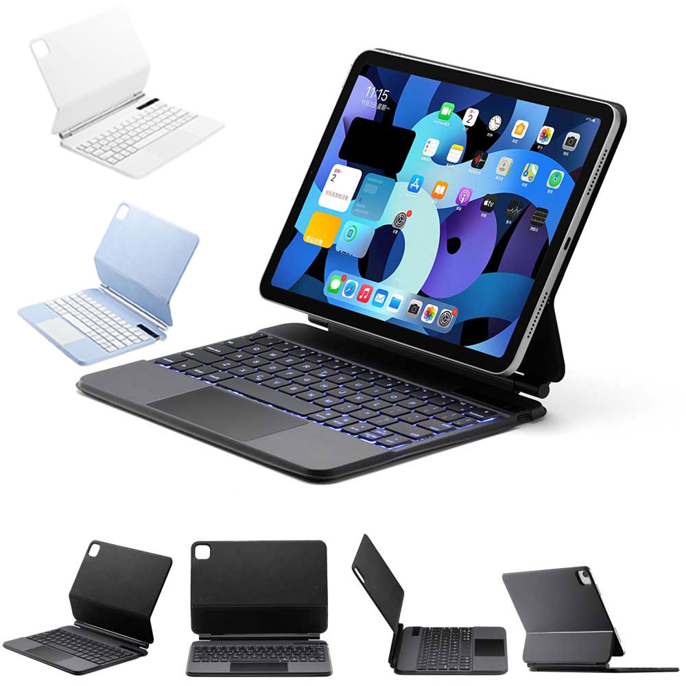 iPad 10.9inch 第10世代 iPad Air 11inch Air5 Air4 Pro11inch 2018 2020 2021 ワイヤレス bluetooth キーボード タッチパッド 磁力吸着 カバー リチウムバッテリー内蔵 人気 かっこいい リモートワーク アイパッド エア11インチ エアー5 エアー4 プロ11 送料無料