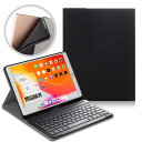 iPad 10.2/Air3/Pro10.5 ペン収納超薄レザーケース付き Bluetooth キーボード兼スタンド兼カバー US配列 かな入力対応　対応型番： A2200 ,A2198, A2197, A2270 ,A2428, A2429, A2430 リモートワーク最適 在宅勤務