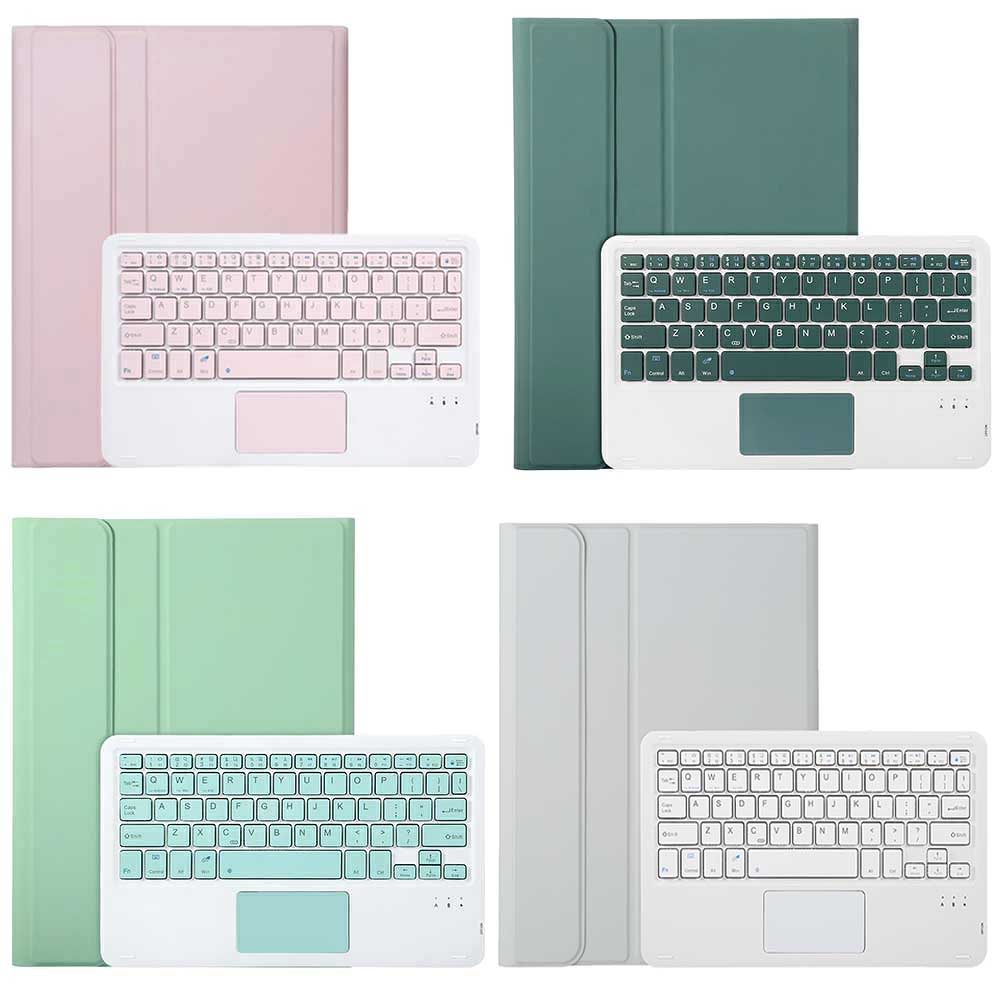 iPad 10.9 2022 iPad A16 2025 超薄レザーケース付き タッチパッド Bluetooth キーボード兼スタンド兼カバー US配列 ペンシル収納 脱着式 スタンド機能 全面保護　リモートワーク最適 在宅勤務 iPad10.9 第10世代 送料無料 pcastore-10004917 PCASTORE サンプル画像3