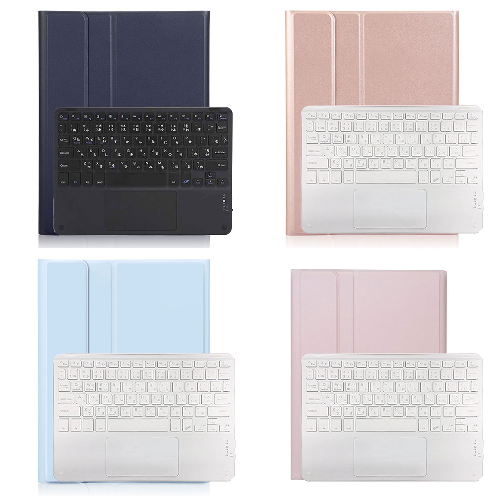 iPad 10.9 2022 iPad A16 2025 超薄レザーケース付き タッチパッド Bluetooth キーボード兼スタンド兼カバー US配列 ペンシル収納 脱着式 スタンド機能 全面保護　リモートワーク最適 在宅勤務 iPad10.9 第10世代 送料無料 pcastore-10005809 PCASTORE サンプル画像2
