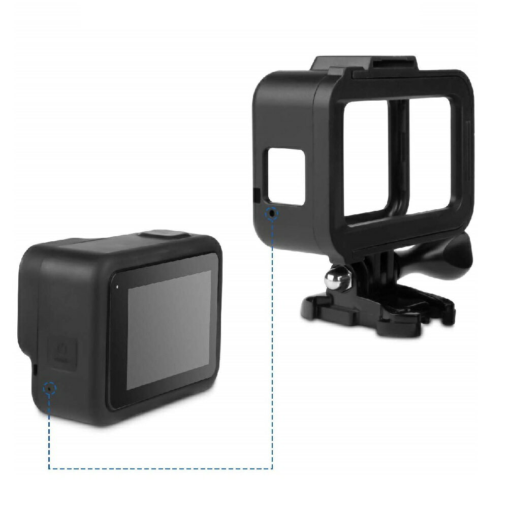 GoPro HERO8 Black �б� �ե졼�ॱ���� ���ݡ��ĥ���饢�������꡼ �����ץ� �������ƥ��������꡼ ����̵��